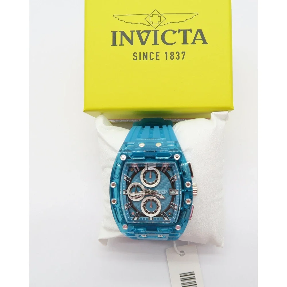 Invicta S1 Rally Allogrip Mens Chronograph Blue Watch 70141 New